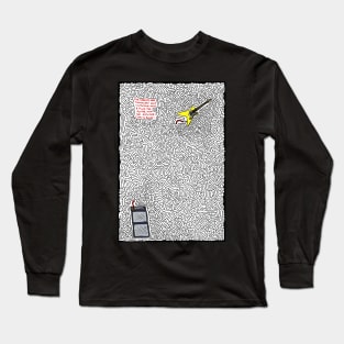 Guitar & Amp Maze Long Sleeve T-Shirt